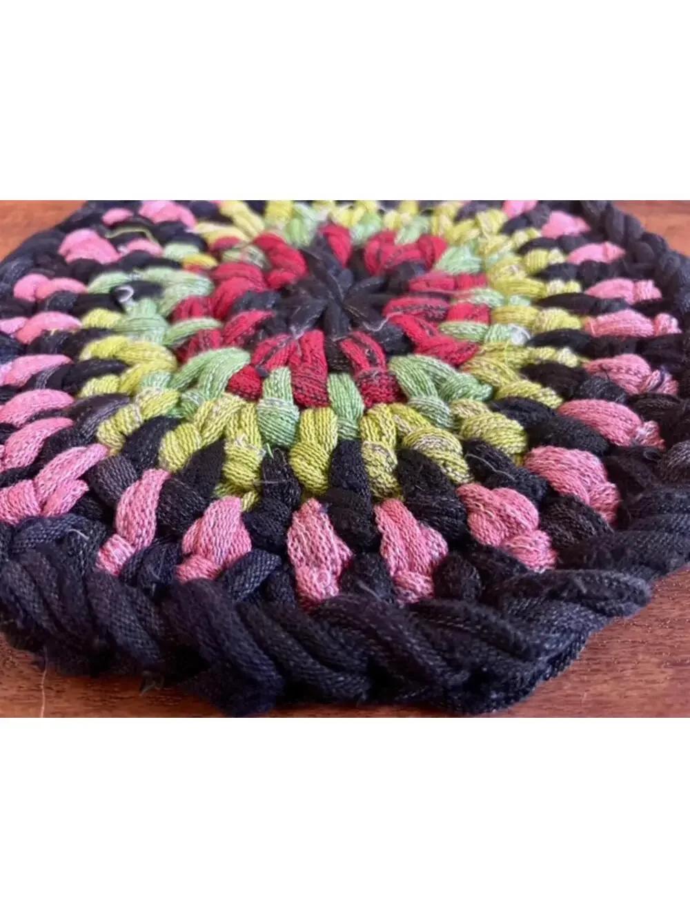 Handmade Multicolor Crochet Pot Holder